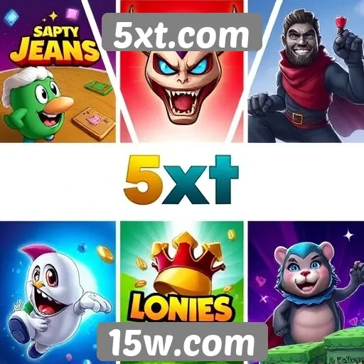 Comparativo de jogos populares disponíveis no 5xt.com